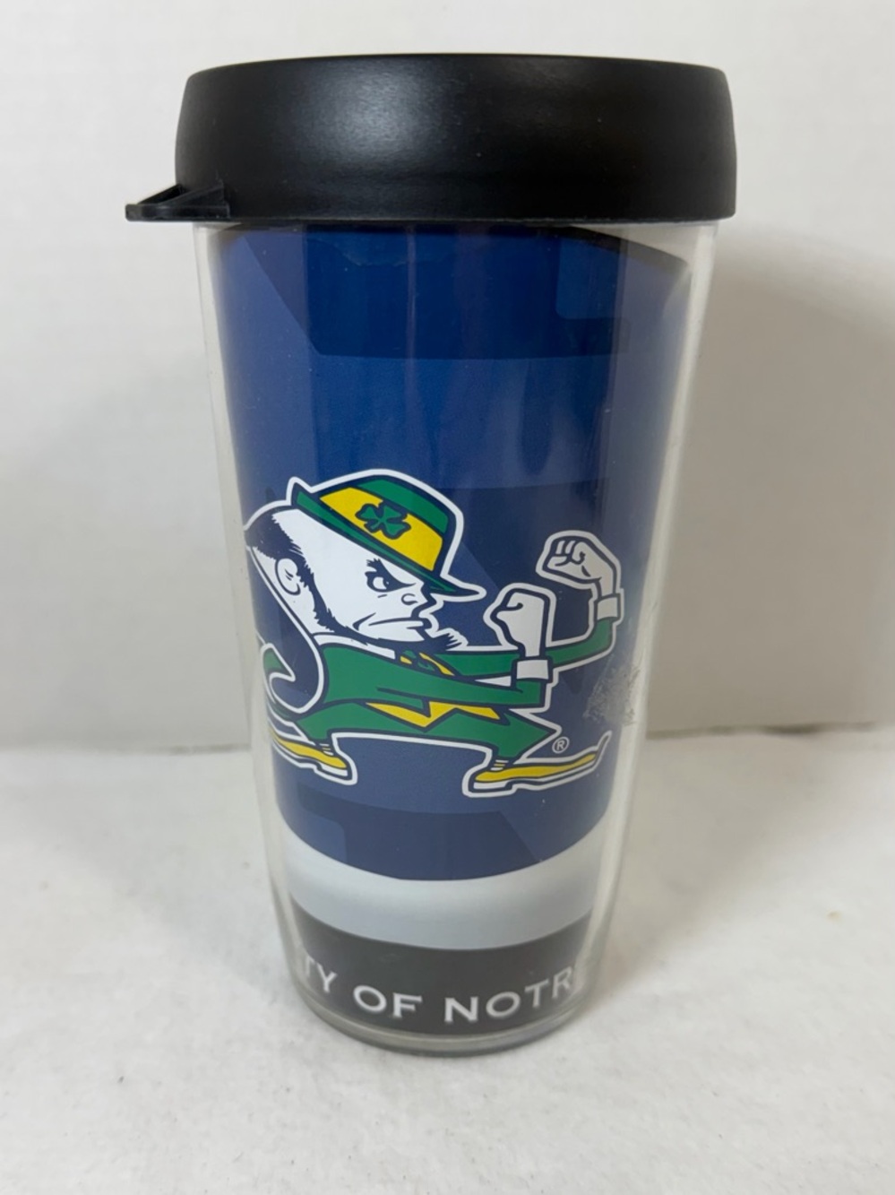 Notre Dame Fighting Irish 16 Oz Thermal Tumbler With Lid USA